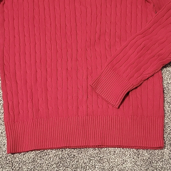 Karen Scott Red V-Neck Sweater for Women in Size XS - Picture 6 of 8